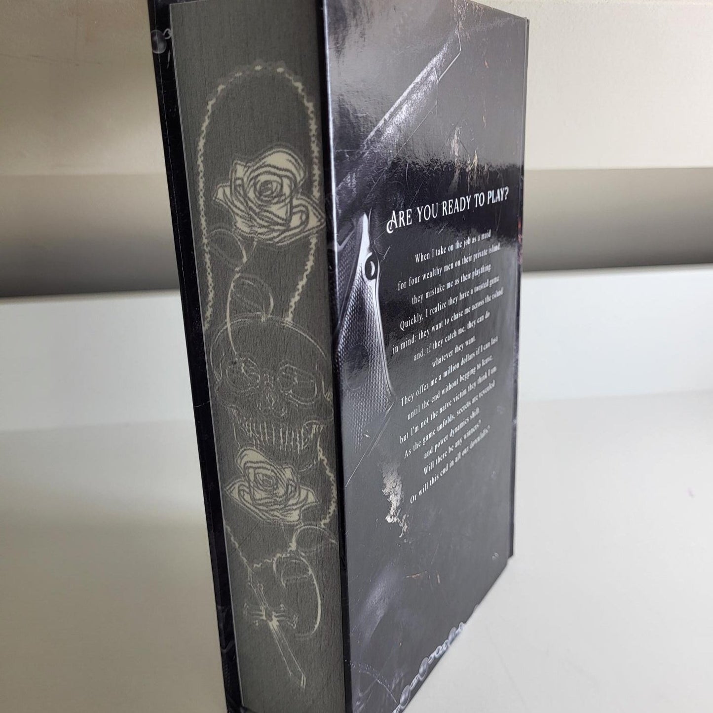 Rear cover of hardback of Primal Limits showing blurb