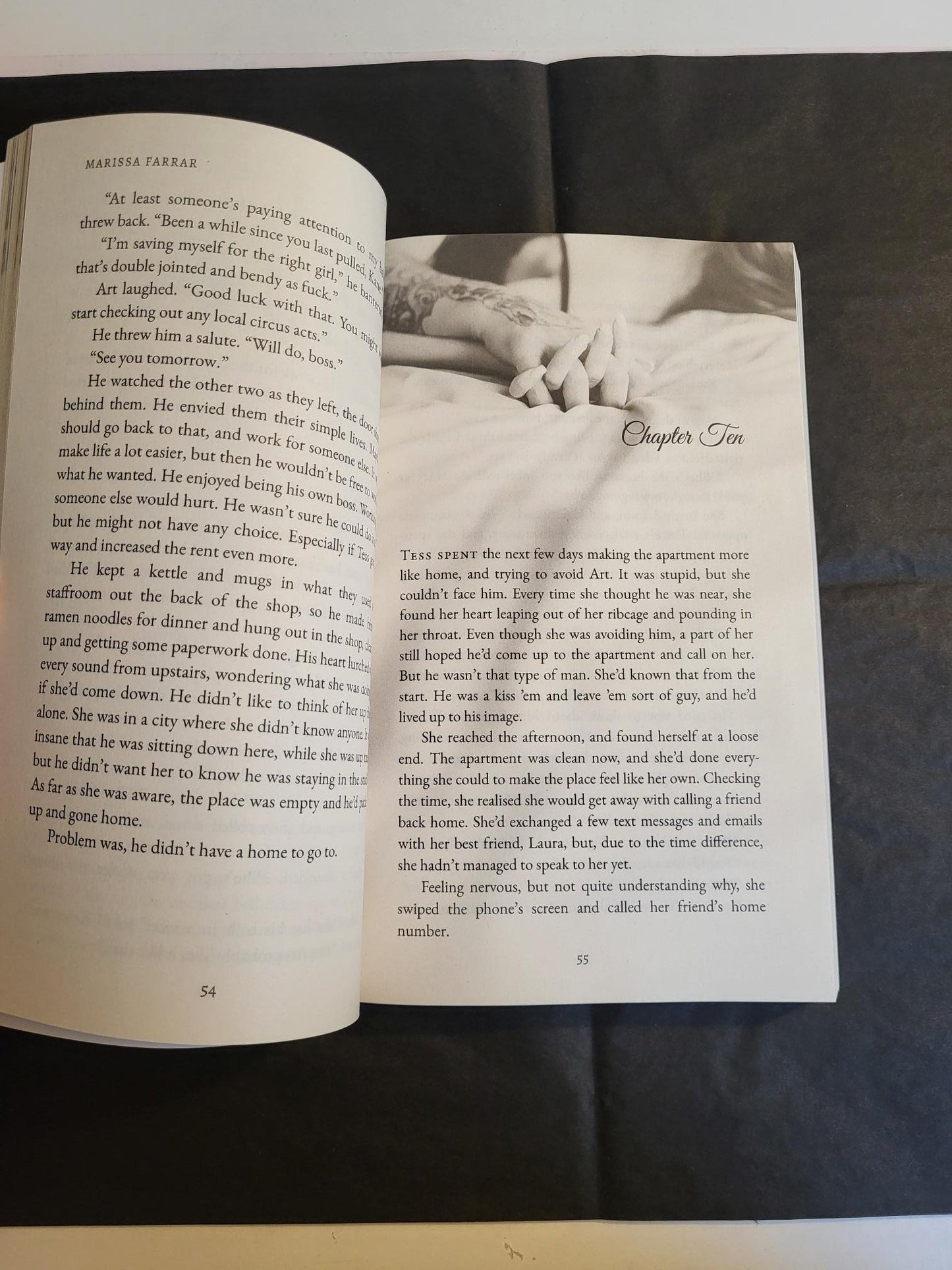 Interior formatting of London Inked Boys Omnibus Paperback