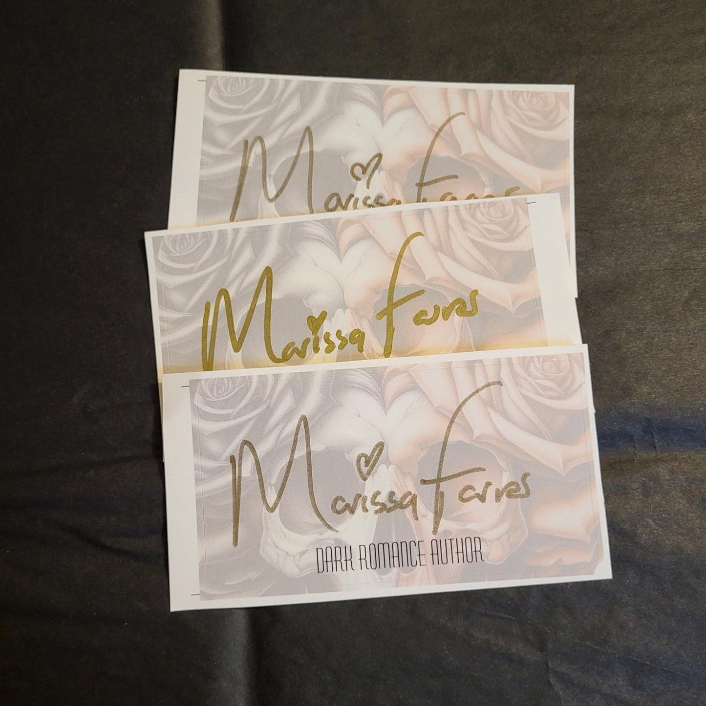 3 x Signed Bookplates by Marissa Farrar