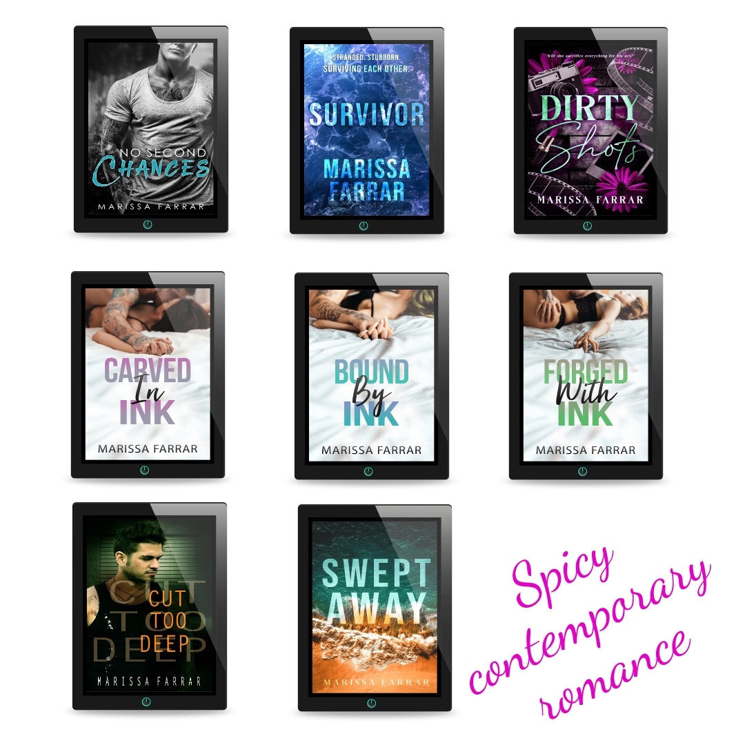 Spicy Contemporary Romance eBook Bundle by author Marissa Farrar
