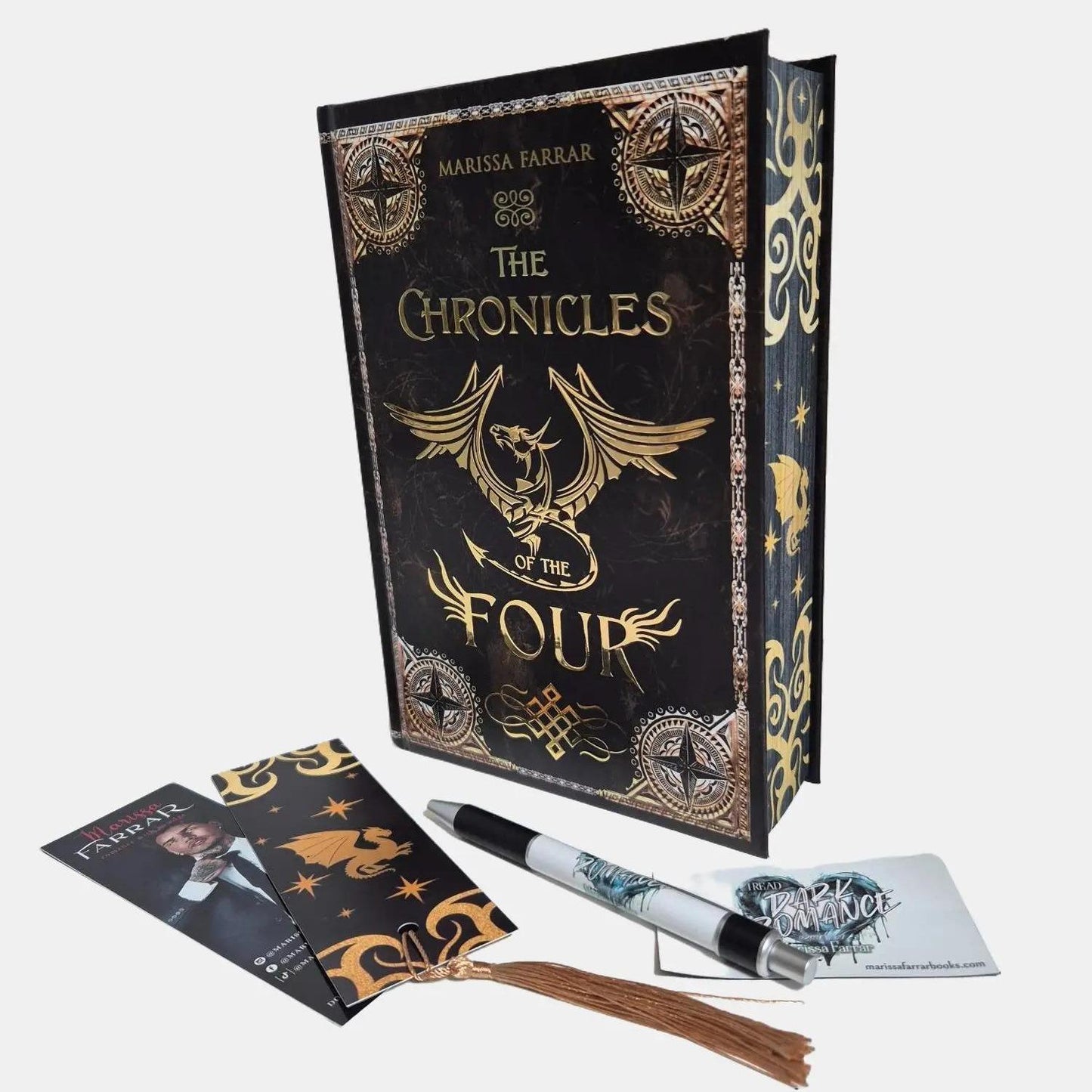 The Chronicles of the Four Omnibus Special Edition with swag and sprayed edges.