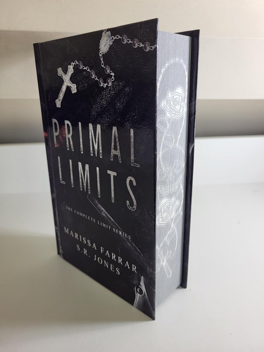 Hardback copy of Primal Limits showing printed edges 