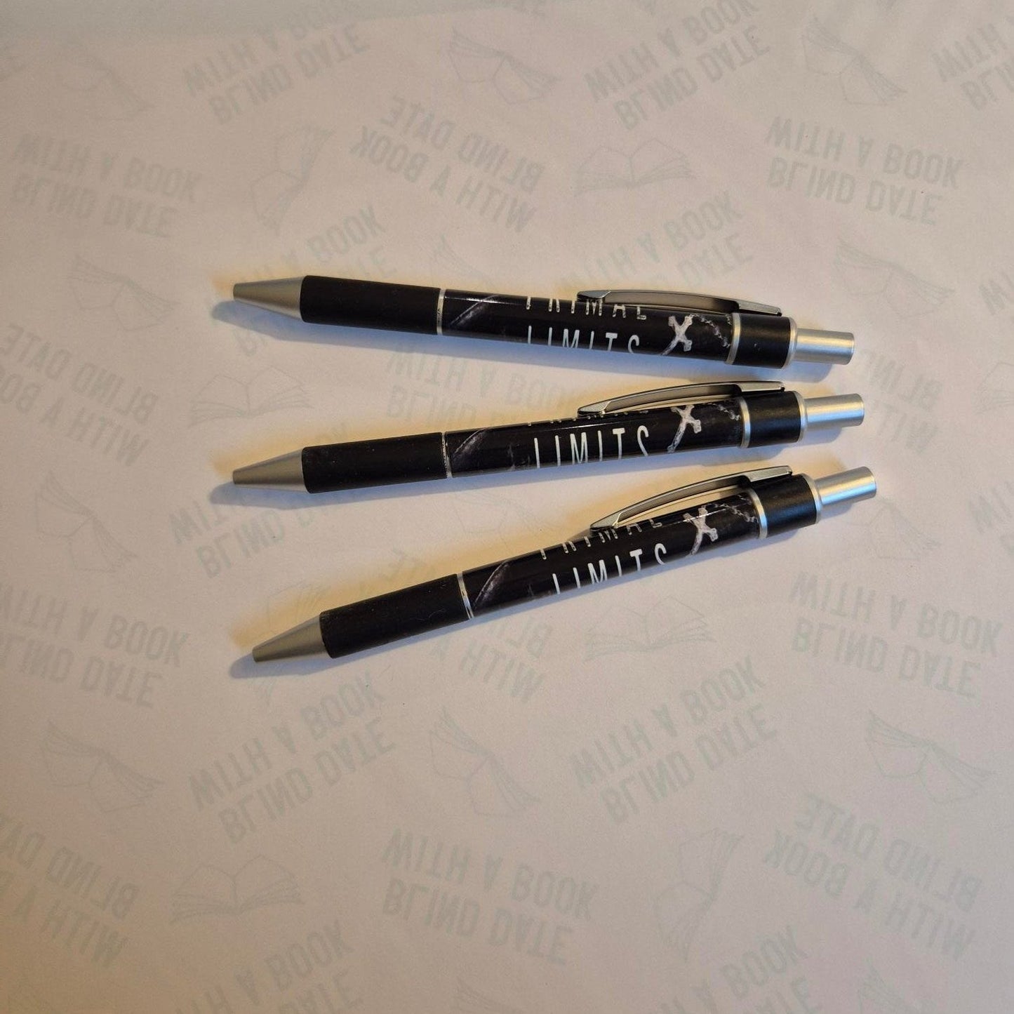 Primal Limits branded pens