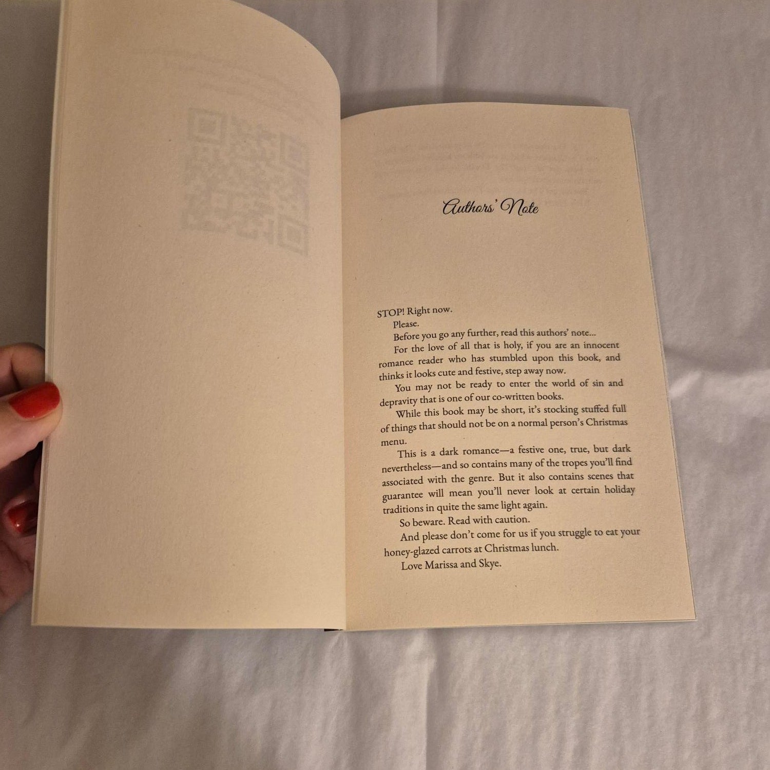 Author's Note from Yule Tied Up