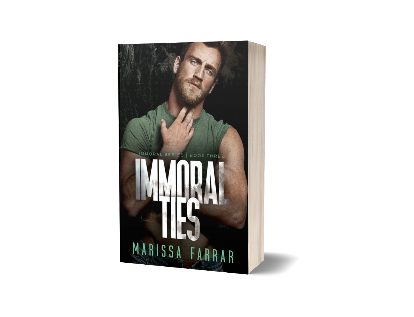 Immoral Ties Signed Paperback - Model Cover