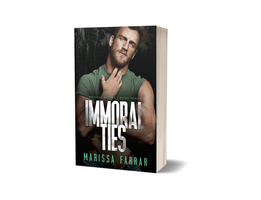 Immoral Ties Signed Paperback - Model Cover