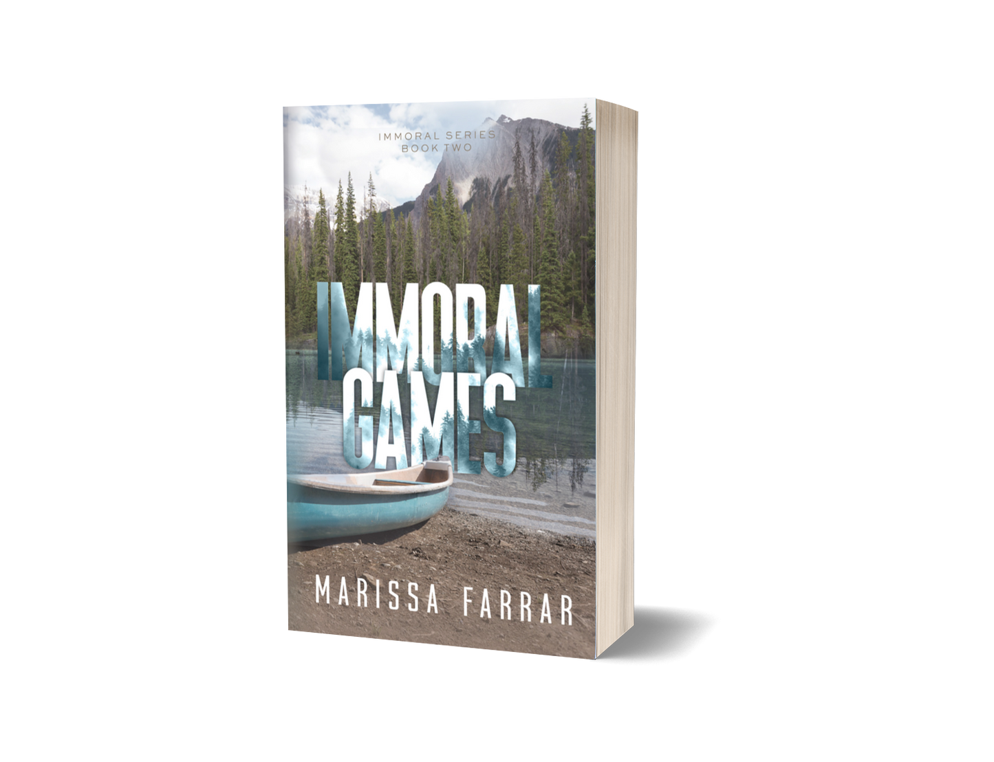 Immoral Games paperback, print, soft cover,  signed, discreet cover why choose Marissa Farrar