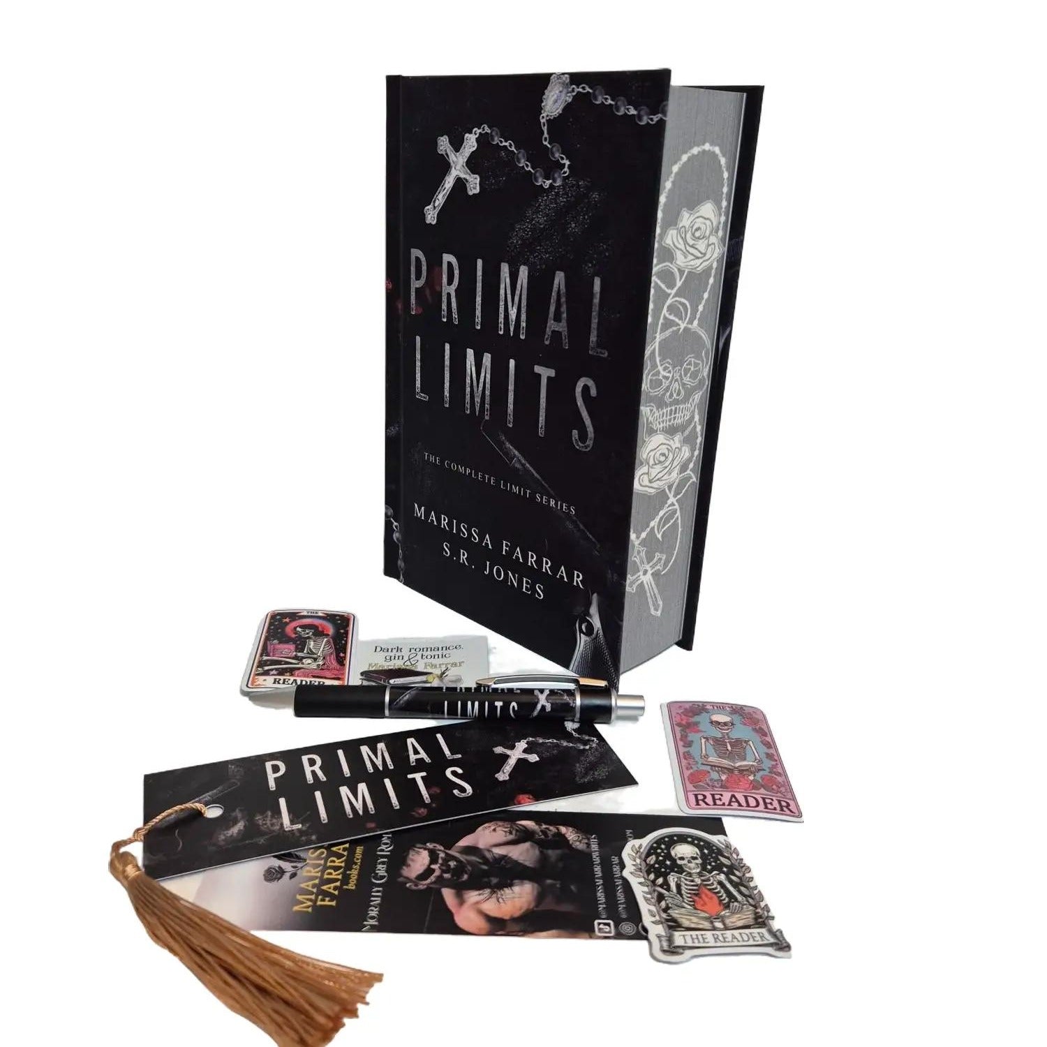Special Edition Hardback Omnibus with Printed Edges of Primal Limits by Marissa Farrar