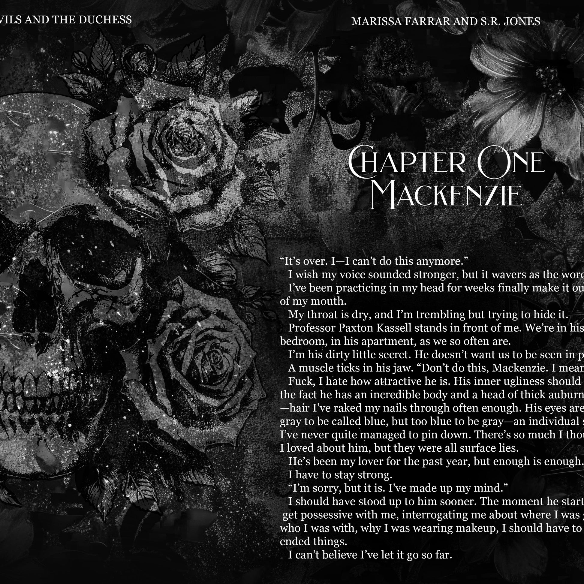 Interior formatting for The devils and the Duchess special edition